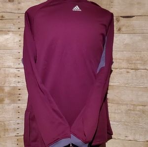 🆕️Mens Adidas maroon/onix Dugout fleece top